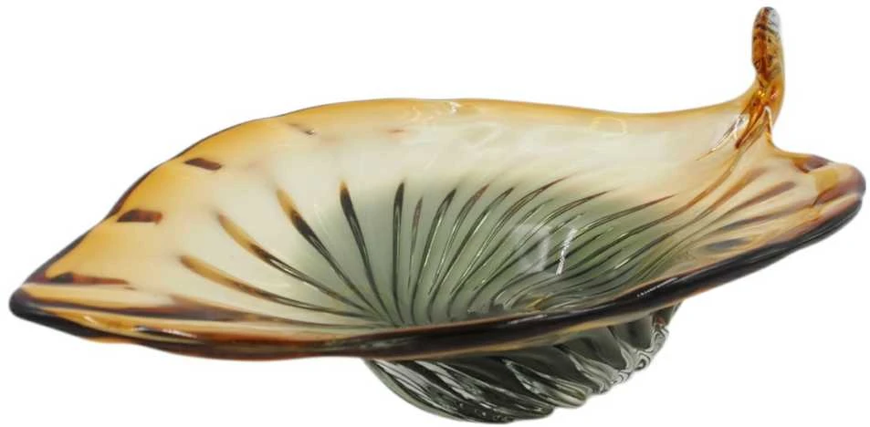 Stiklinis dekoratyvinis indas, 54×28×13 cm