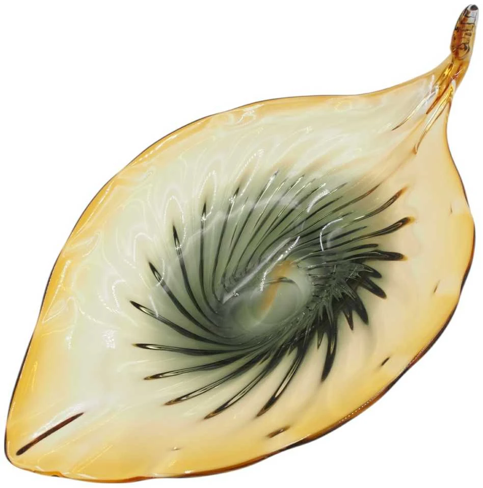 Stiklinis dekoratyvinis indas, 54×28×13 cm