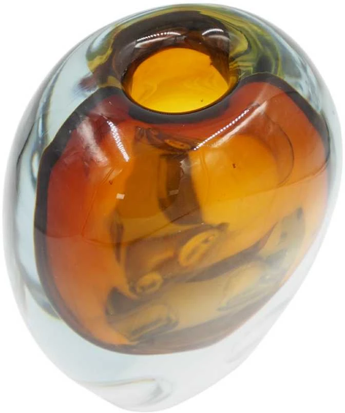 Stiklo vaza „Forma Lumo“ 16×9×26.5 cm