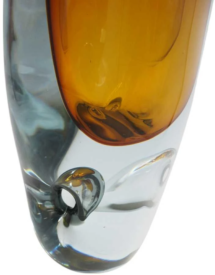 Stiklo vaza „Forma Lumo“ 16×9×26.5 cm