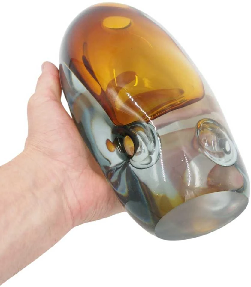 Stiklo vaza „Forma Lumo“ 16×9×26.5 cm