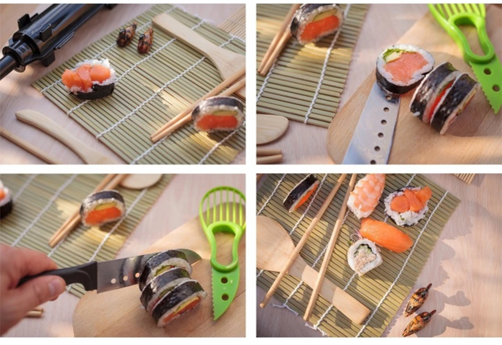 Sushi gaminimo rinkinys – pilnas komplektas naminiams suktinukams