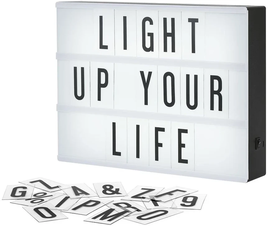 Šviečianti LED lenta spalvota (30 x 22 cm)