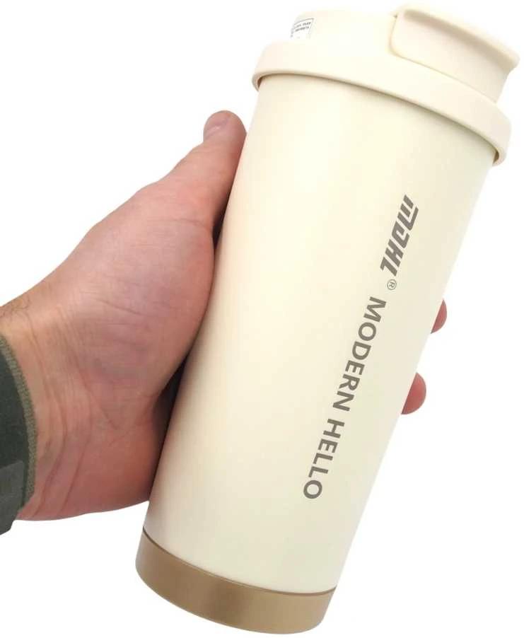 Daugkartinis kavos puodelis su dangteliu 530 ml (MD-KB36)