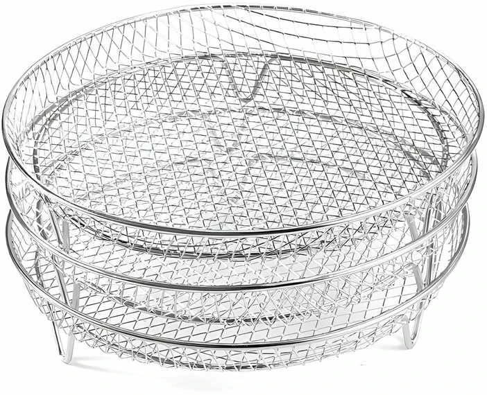 DA359 Kepimo stovas karšto oro gruzdintuvei su 3 padėklais, 20 cm