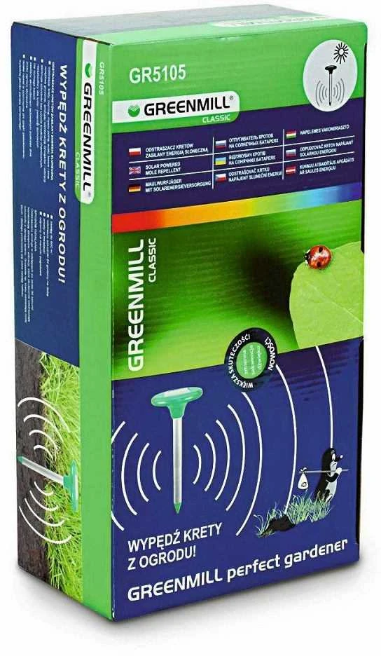 Greenmill kurmių baidyklės pakuotė