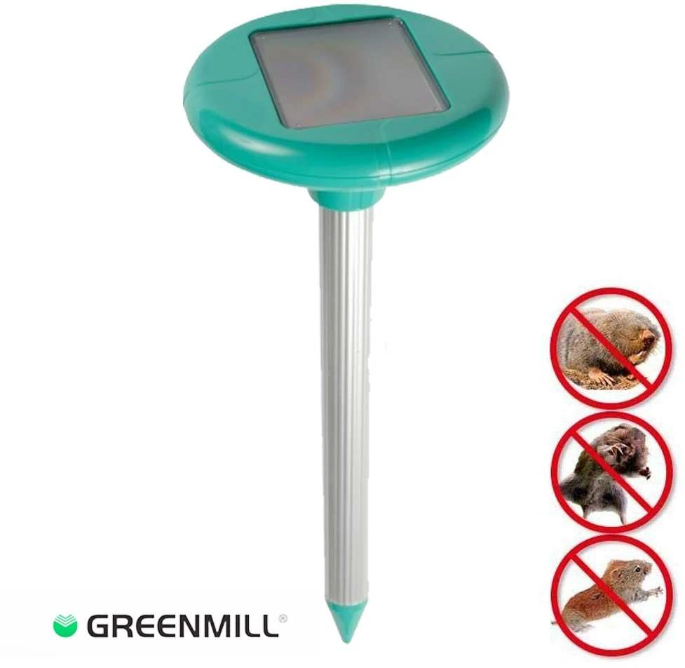 Greenmill kurmių baidyklė su saulės baterija