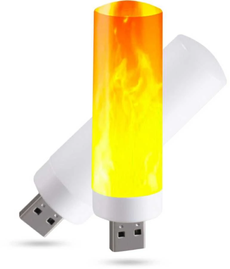 USB liepsnos imitacijos LED