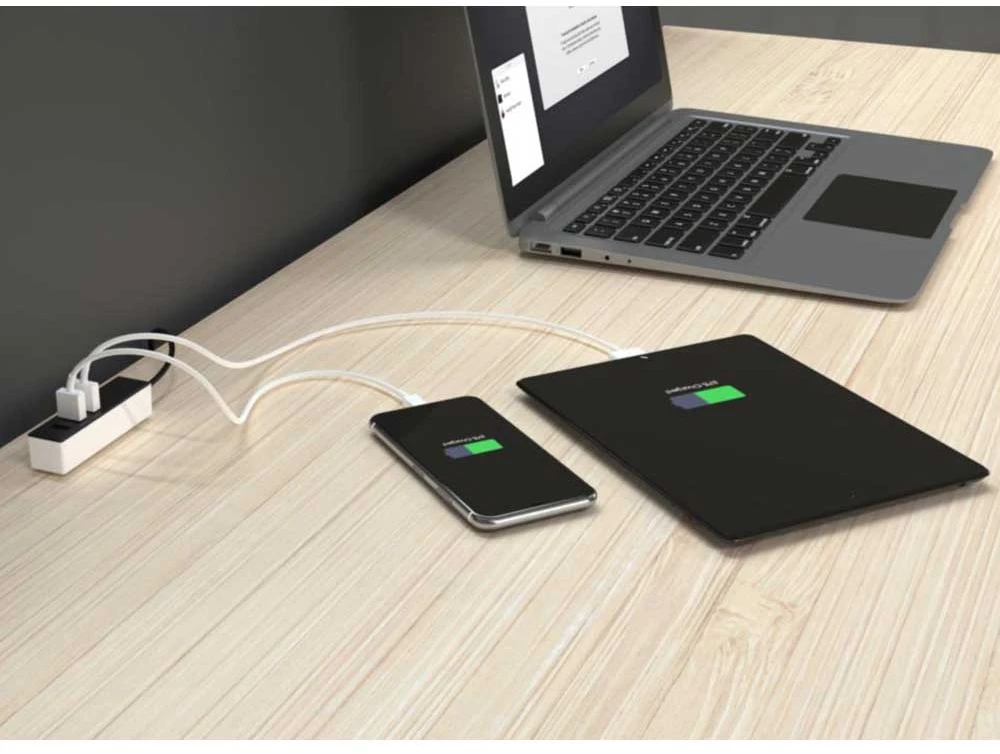 USB šakotuvas su 3 USB A jungtimis (tik krovimui)