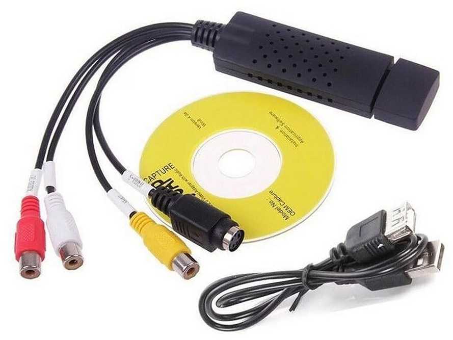 USB Video Adapteris (VHS VCR Video to PC DVD) OEM
