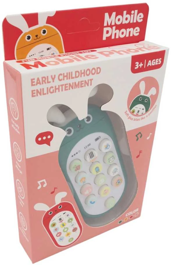 Muzikinis ir edukacinis žaislinis telefonas vaikams
