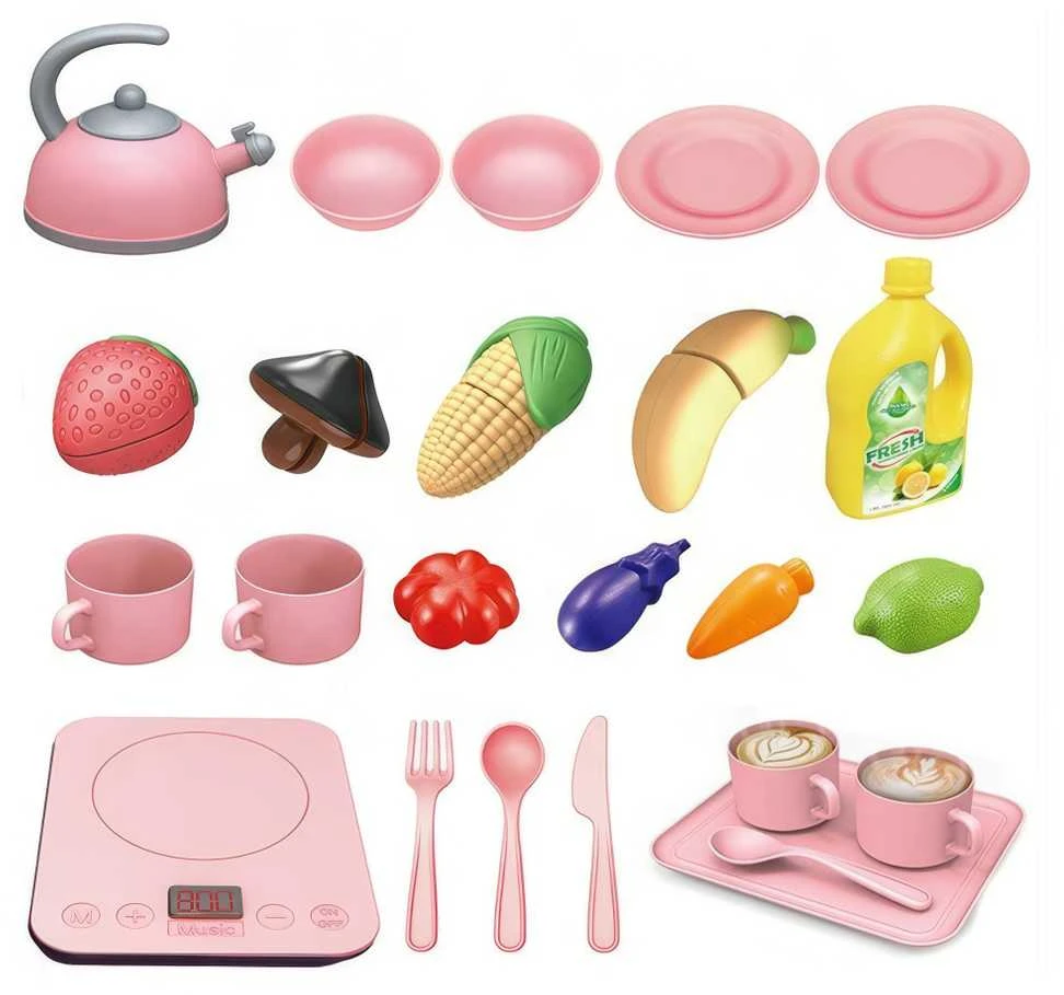 Vaikiškas virtuvės kriauklės rinkinys „Magic Kitchen Sink“ su priedais