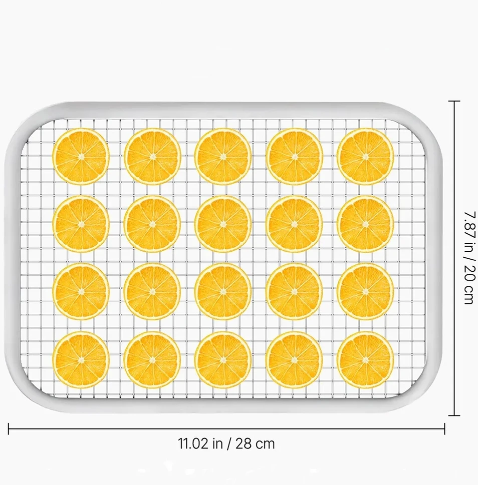 Vaisių ir maisto džiovyklė 400 W, 8 padėklų, nerūdijančio plieno