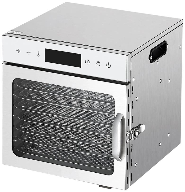 Vaisių ir maisto džiovyklė 400 W, 8 padėklų, nerūdijančio plieno