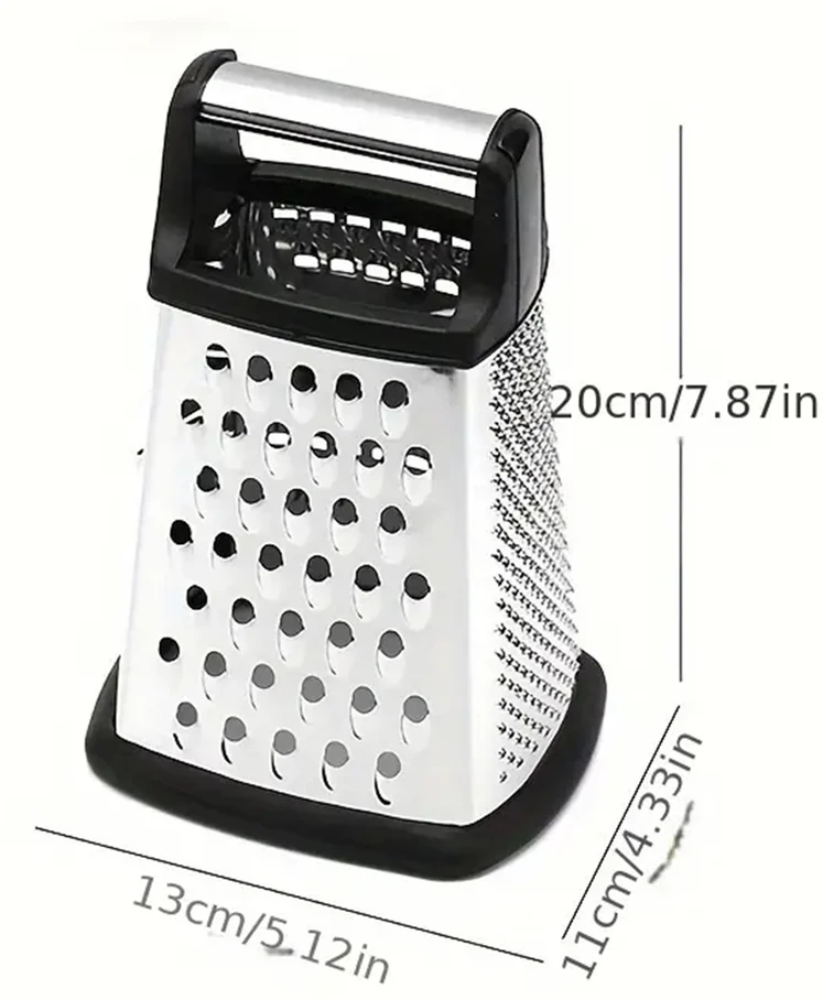 Virtuvinė tarka 20 CM. (4 pusių, nerūdijančio plieno)