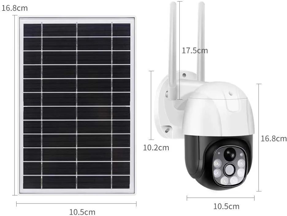 WIFI lauko kamera 350°/90° vaizdu