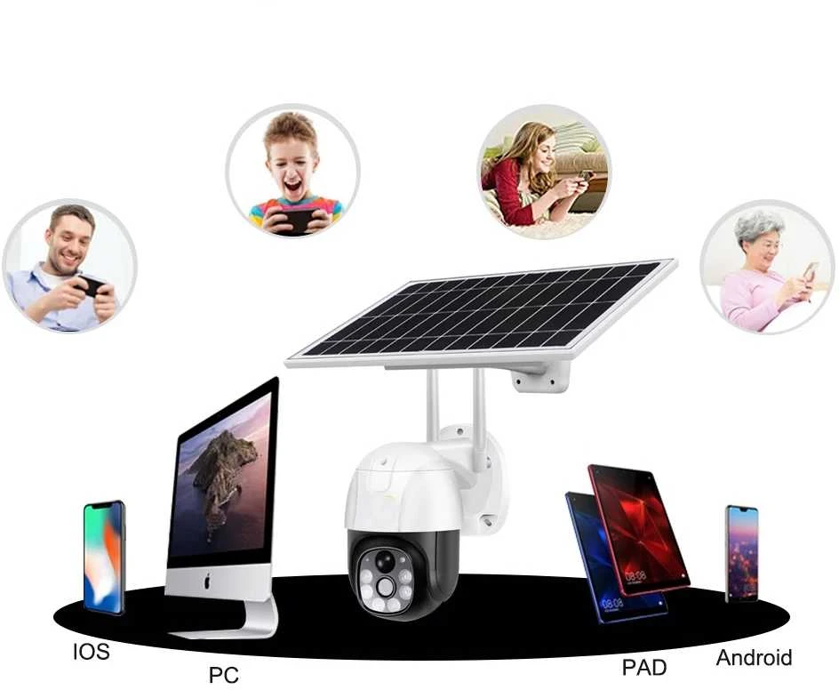 WIFI lauko kamera 350°/90° vaizdu