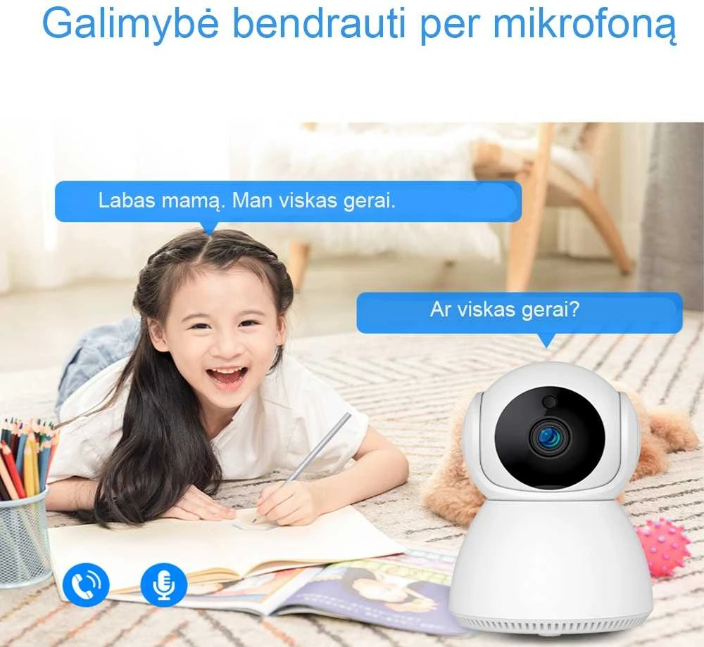 WIFI vidaus kamera