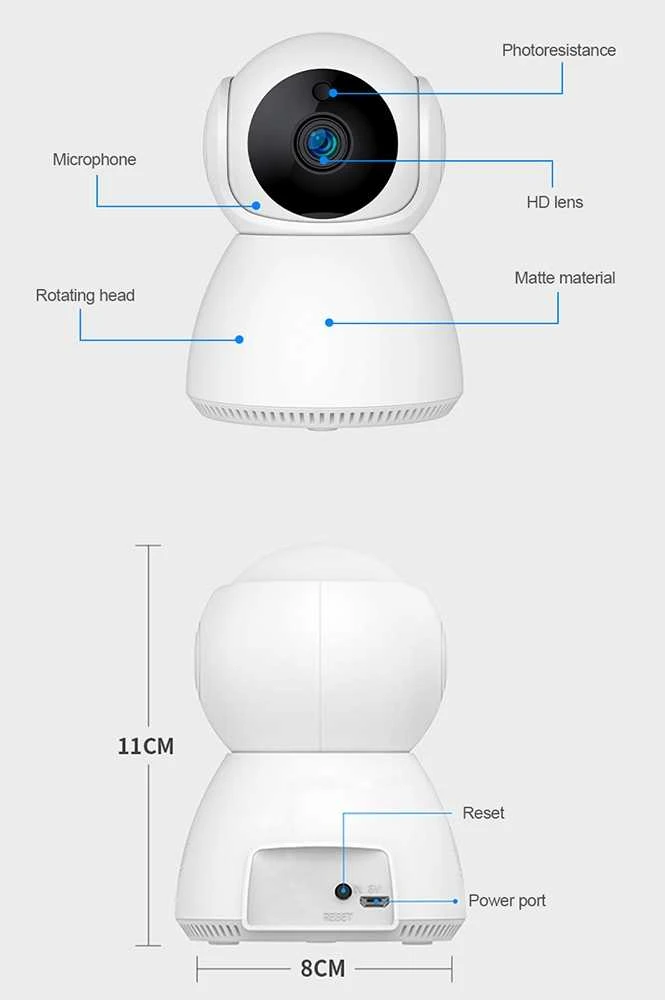 WIFI vidaus kamera