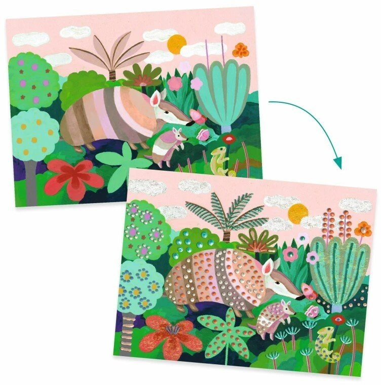 Djeco 3D tapyba - Atogrąžų miškas ( DJ08968 )