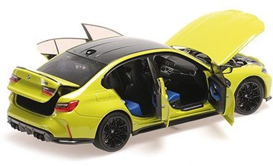BMW M3 (G80), 2020 - 1:18 Minichamps
