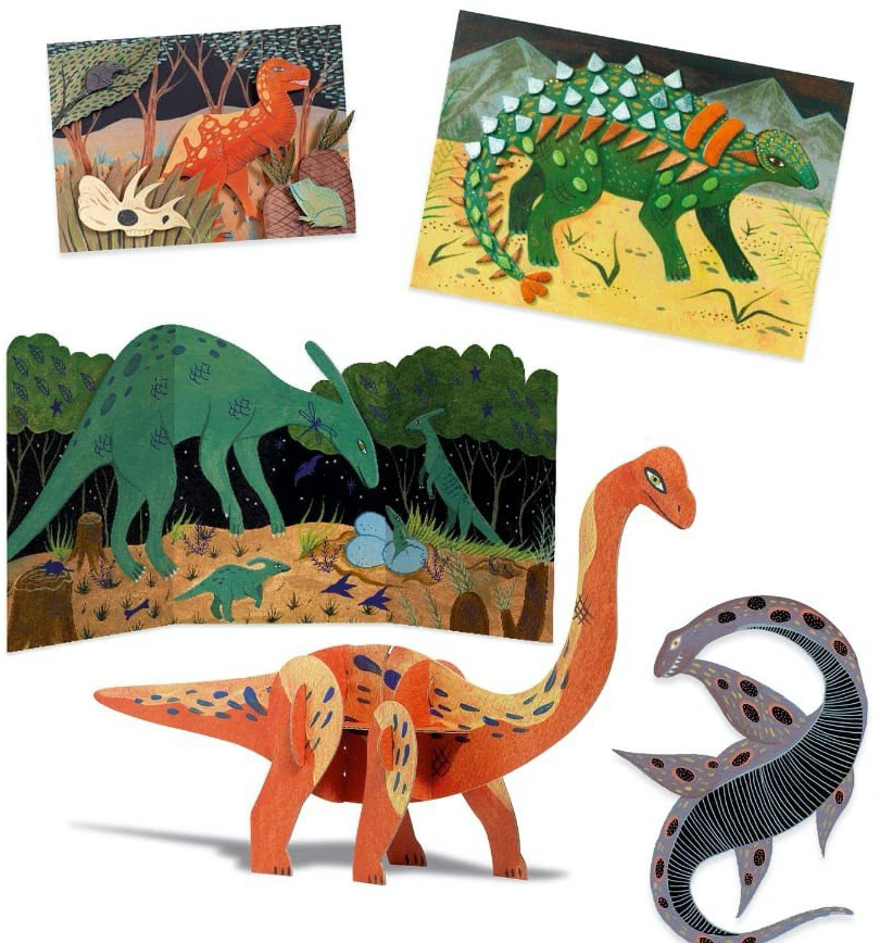 Djeco Daugiafunkcis rinkinys - Dinozaurų pasaulis ( DJ09331 )