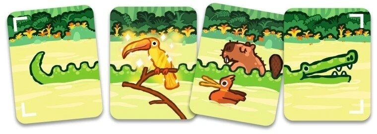 Djeco Kortų žaidimas - Safario krokodilai