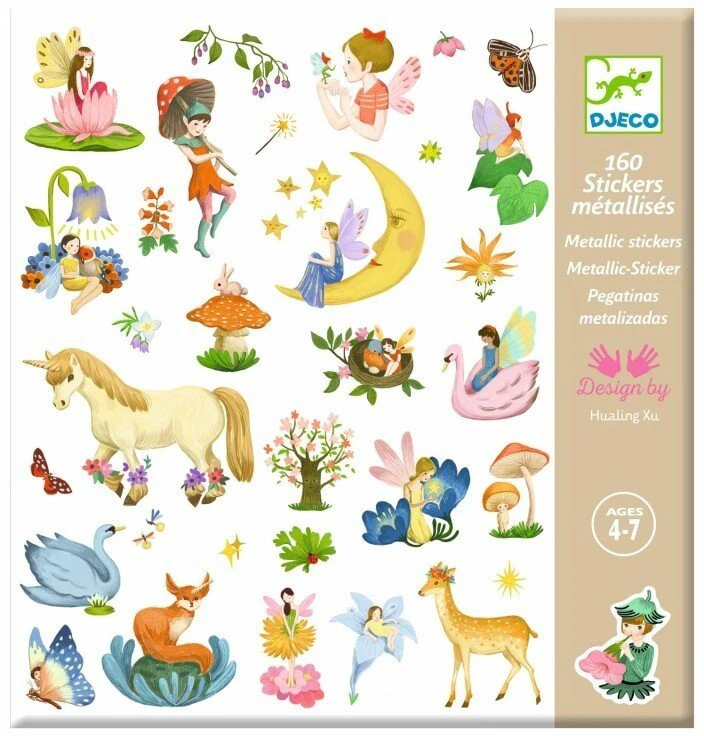 Djeco Lipdukai - 160 lipdukų - Fantazija ( DJ09279 )
