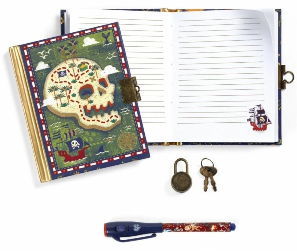 Djeco Magijos paslapčių užrašinė - Piratai ( DD03653 )