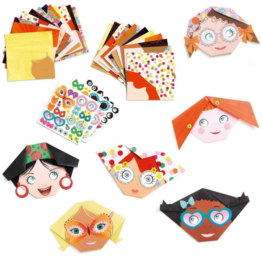 Djeco Origami rinkinys - Veidus