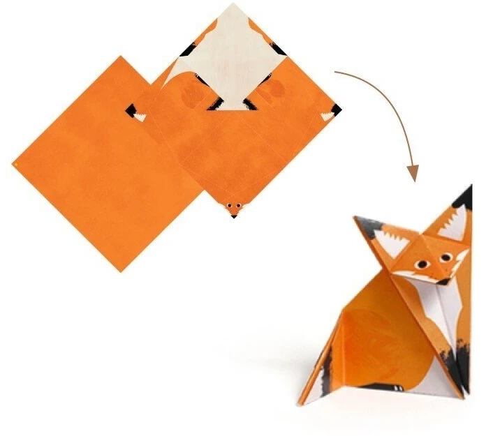 Djeco Origami rinkinys - Pasivaikščiojimas miške