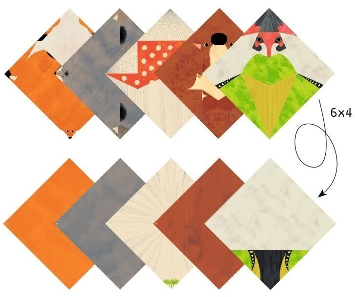 Djeco Origami rinkinys - Pasivaikščiojimas miške