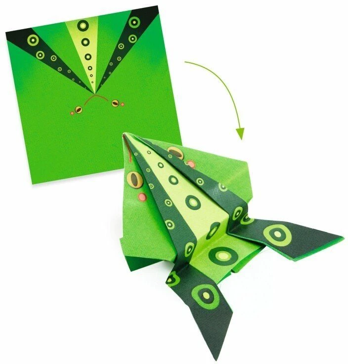 Djeco Origami rinkinys - Šokinėjantys gyvūnai