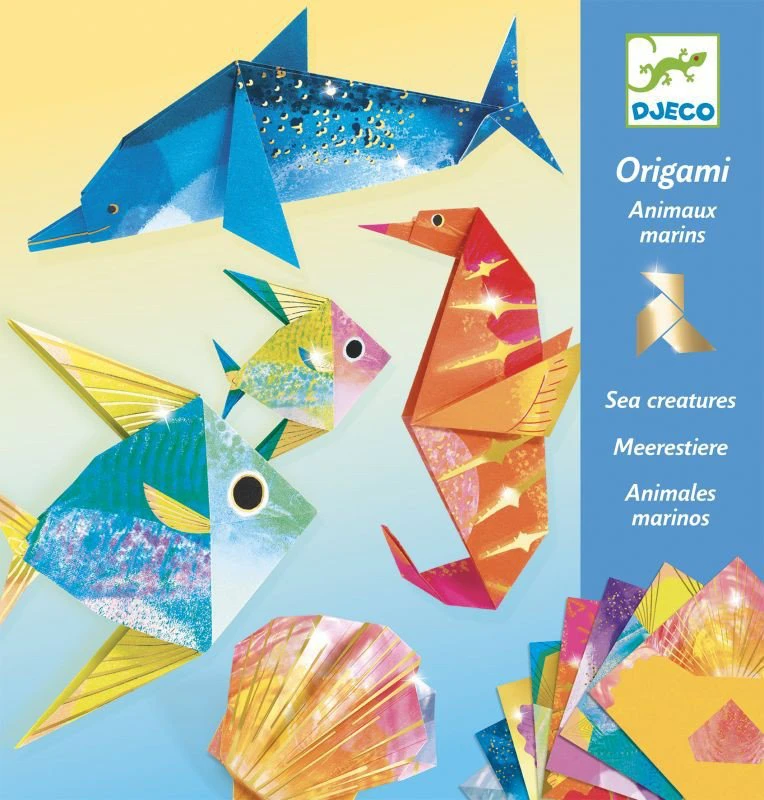 Djeco Origami - Jūros gyvūnai ( DJ08755 )
