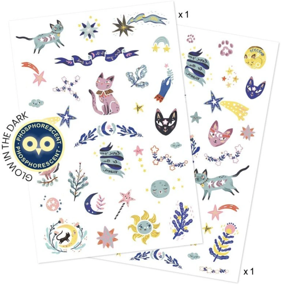 Djeco Tatuiruotės - Saldžių sapnų (50+ tatuiruočių) ( DJ09592 )
