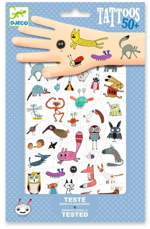 Djeco Tatuiruotės - Mažieji padarėliai (50+ tatuiruočių)