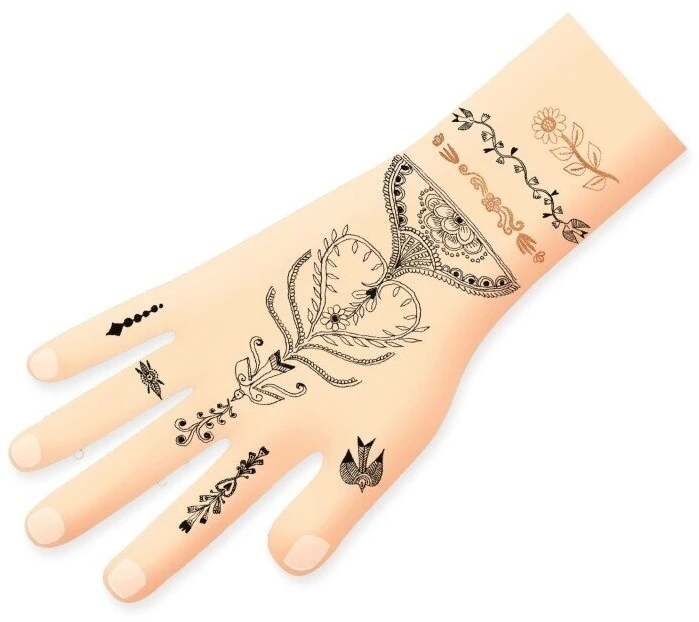 Djeco Tatuiruotės - Rytų raštai (50+ tatuiruočių)