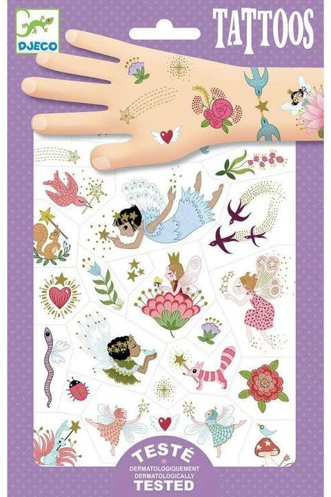 Djeco Tatuiruotės - Fėjos (50+ tatuiruočių) ( DJ09599 )