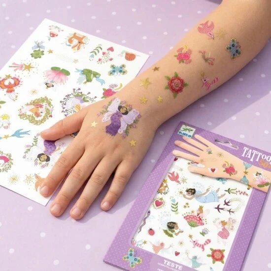 Djeco Tatuiruotės - Fėjos (50+ tatuiruočių) ( DJ09599 )
