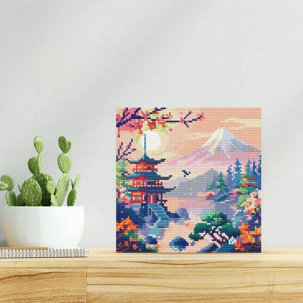 Figured'Art Deimantinės mozaikos rinkinys - Fudži kalnas
