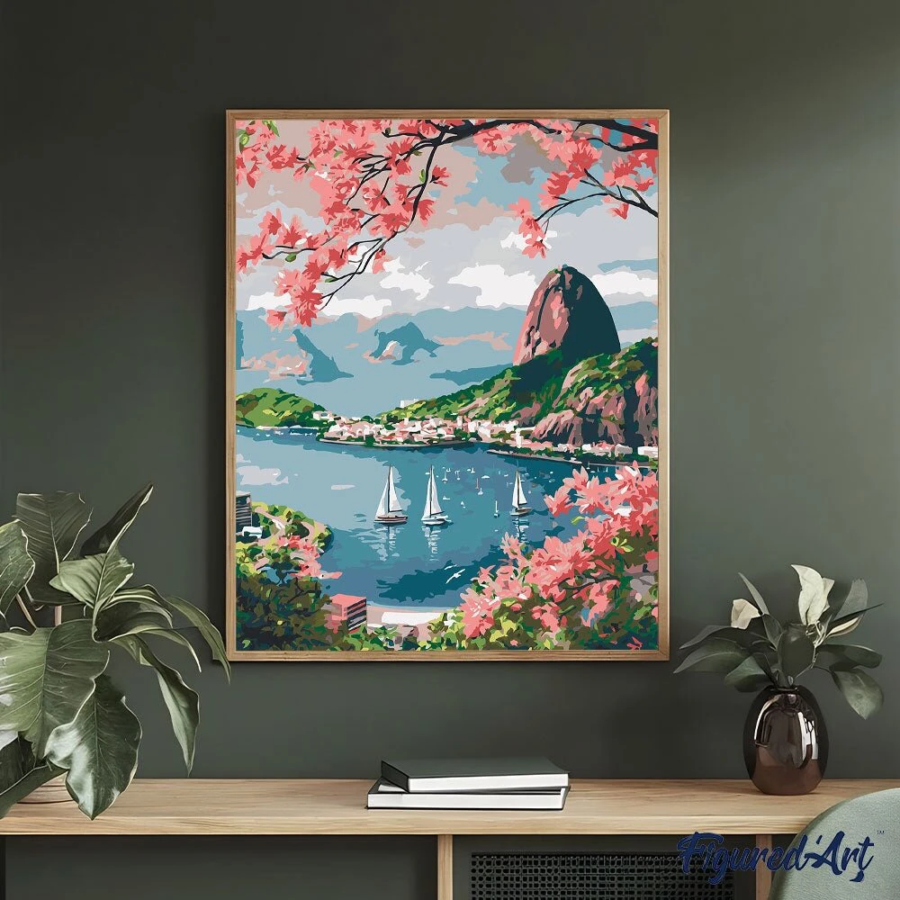 Figured'Art Tapybos pagal skaičius rinkinys - Rio de Žaneiras