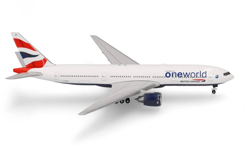 Herpa Boeing 777-200 British Airways "oneworld"