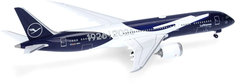 Herpa Boeing 787-9 Dreamliner Lufthansa "Berlin" "100 Jahre"