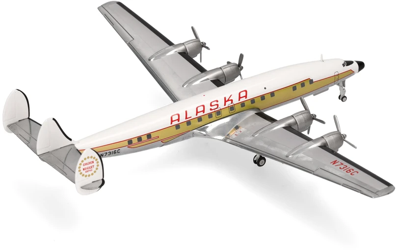 Herpa Lockheed L-1649A Starliner Alaska Airlines