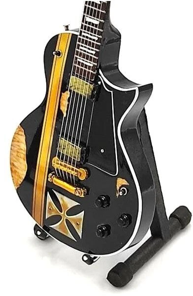 Indominiguitars Mini gitara Metallica „James Hetfield“ stiliaus Iron Cross, kolekcinė