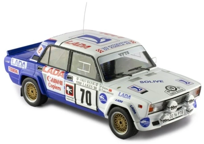 Lada VAZ 2105 VFTS #70 Rallye 1000 Lakes, 1986 - 1:18 IXO