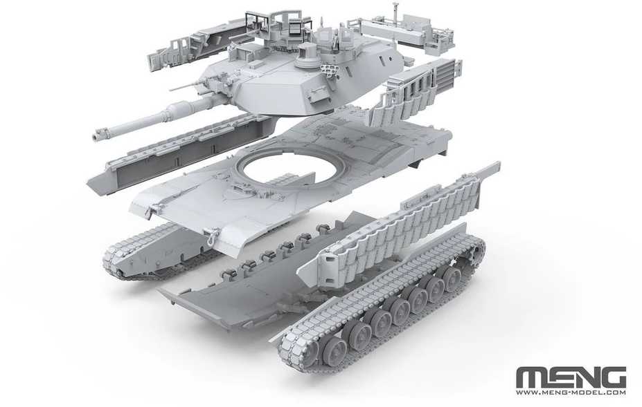 Meng Model Meng plastikinis tankas M1A2 Abrams TUSK II, 1/72 mastelis