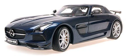 Mercedes-Benz SLS AMG Juodas Series, 2013 - 1:18 Minichamps