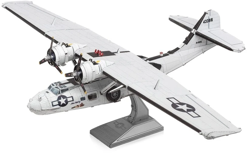 Metalinis 3D konstruktorius Metal Earth Consolidated PBY Catalina