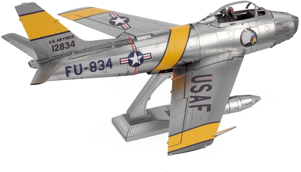 METAL EARTH Metalinė 3D dėlionė - F-86 Sabre lėktuvas